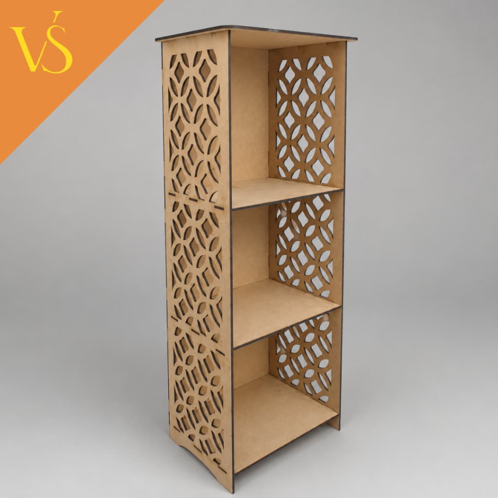 Estante Para Decoração De Festa Livros MDF Cru Resistente 3MM