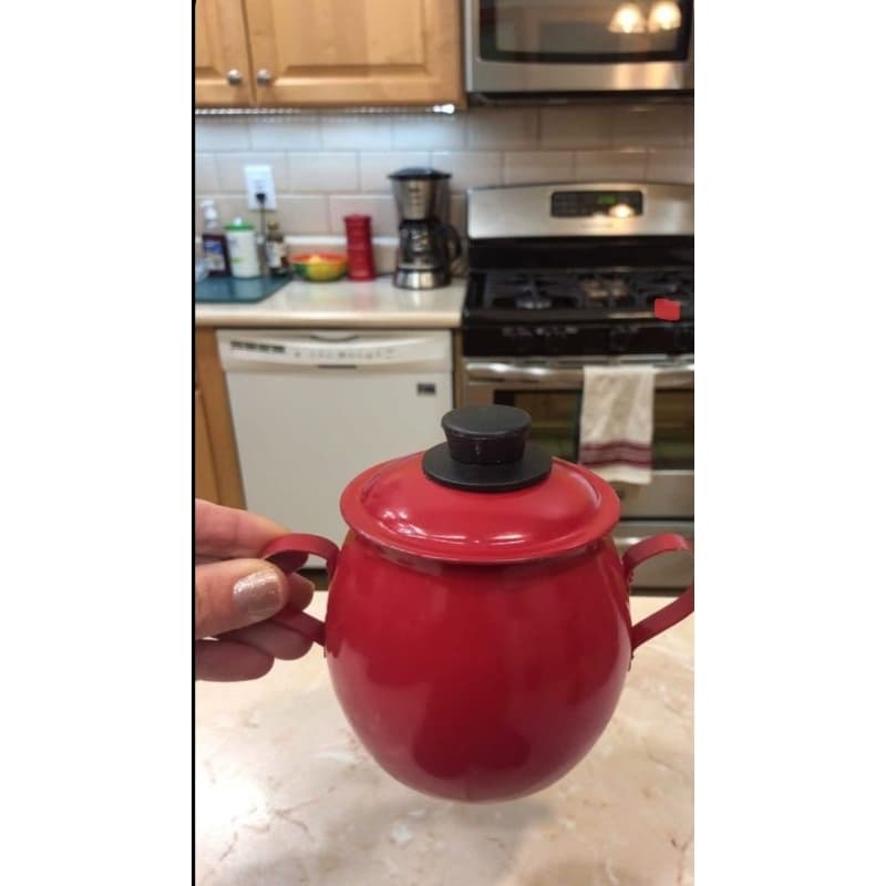 Açucareiro Retro Esmaltado Casa,Cozinha,decoração,sítio