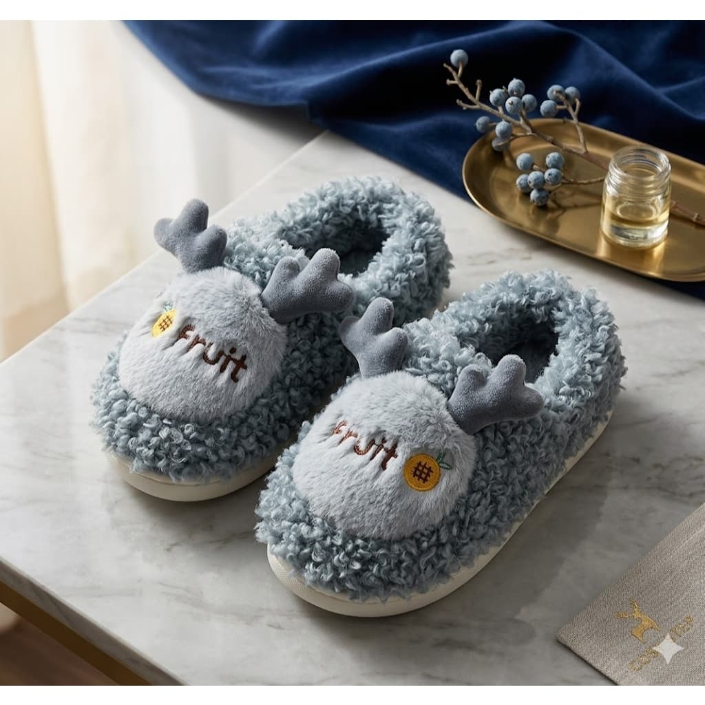 Pantufa Infantil com solado Antiderrapante Macia e Confortável  Quentinha e Segura