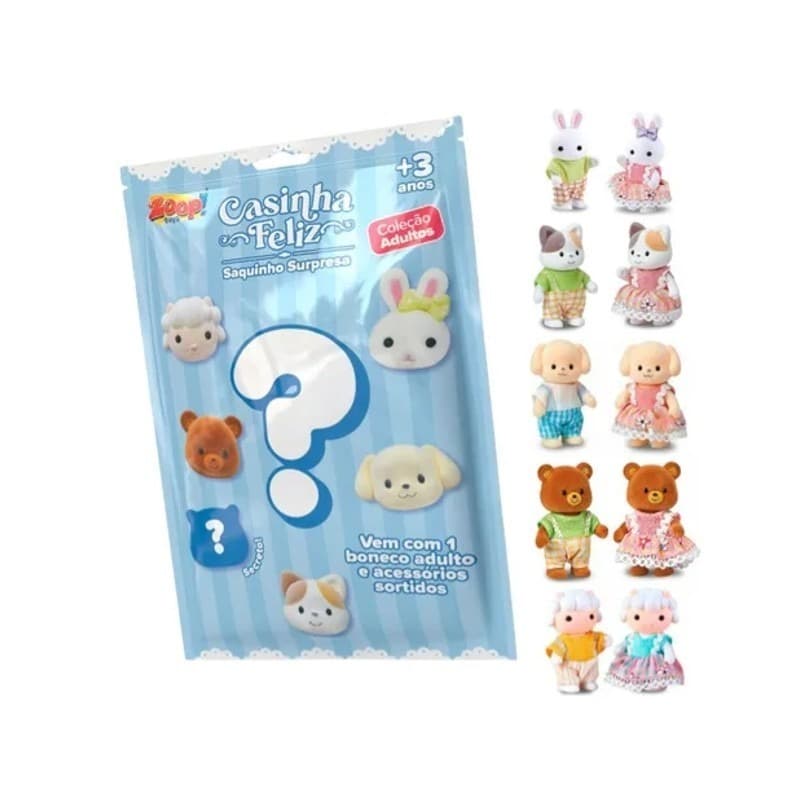 Casinha Feliz Zoop Toys Saquinho Surpresa Coleção