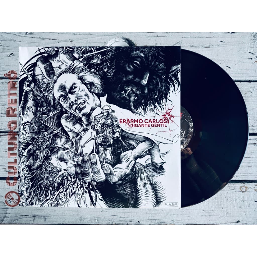 LP VINIL GIGANTE GENTIL ERASMO CARLOS 2014 ( LACRADO/ PRETA)