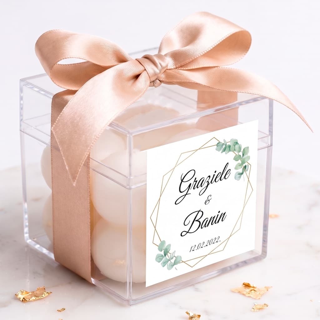 5 a 20 Lembrancinhas Vela Aromática Bubble Personalizadas