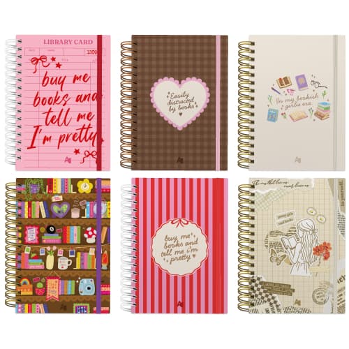 Diário de Leitura 120g/m² A5 Reposicionável C/ 170 Páginas + Brindes Exclusivos