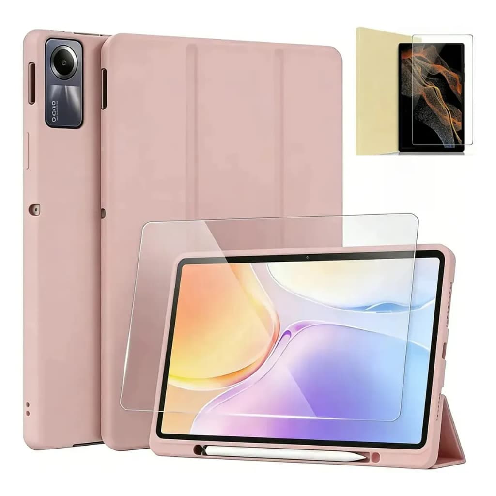 Capa capinha para tablet xiaomi Redmi Pad SE 11"  (2023)– Slot Caneta Sono, Automático Antichoque