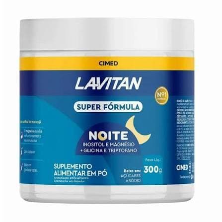 Lavitan Super Fórmula Noite Magnésio Glicina Triptofano 300g Maracujá