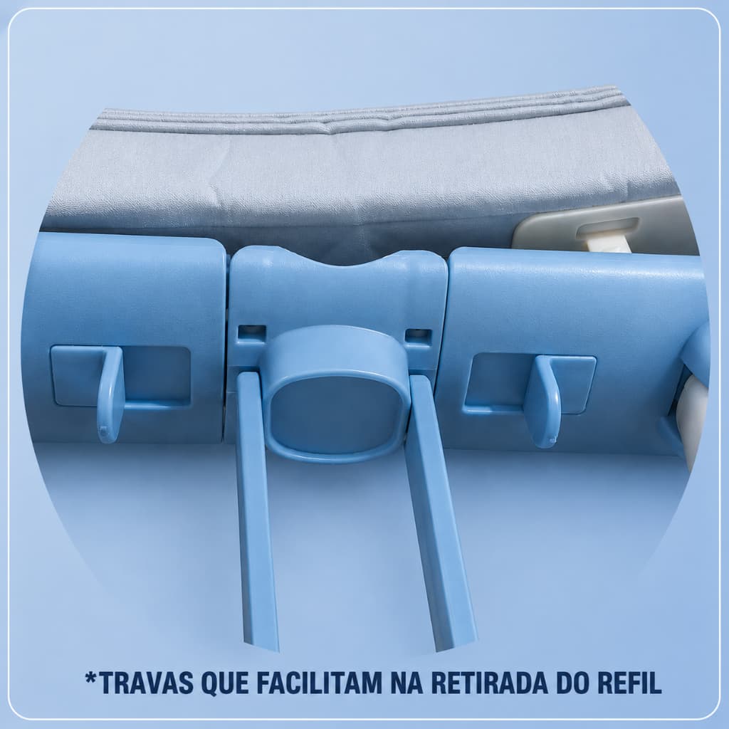Refil Mop Fácil Remove Sujeira com Facilidade Alta Qualidade e Resistência.