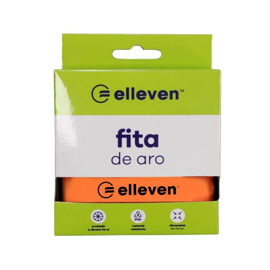 FITA PARA ARO PVC 29 e 700 X 18MM 1 UNIDADE LARANJA