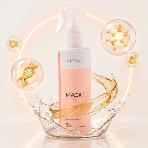 Protetor Térmico Antifrizz Hidratação Capilar Creme para Pentear Leave-in 10 em 1 Luxel 200ml