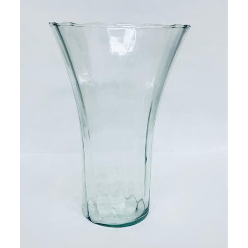 Vaso Lírio Pequeno Rigado 22cmx14cm