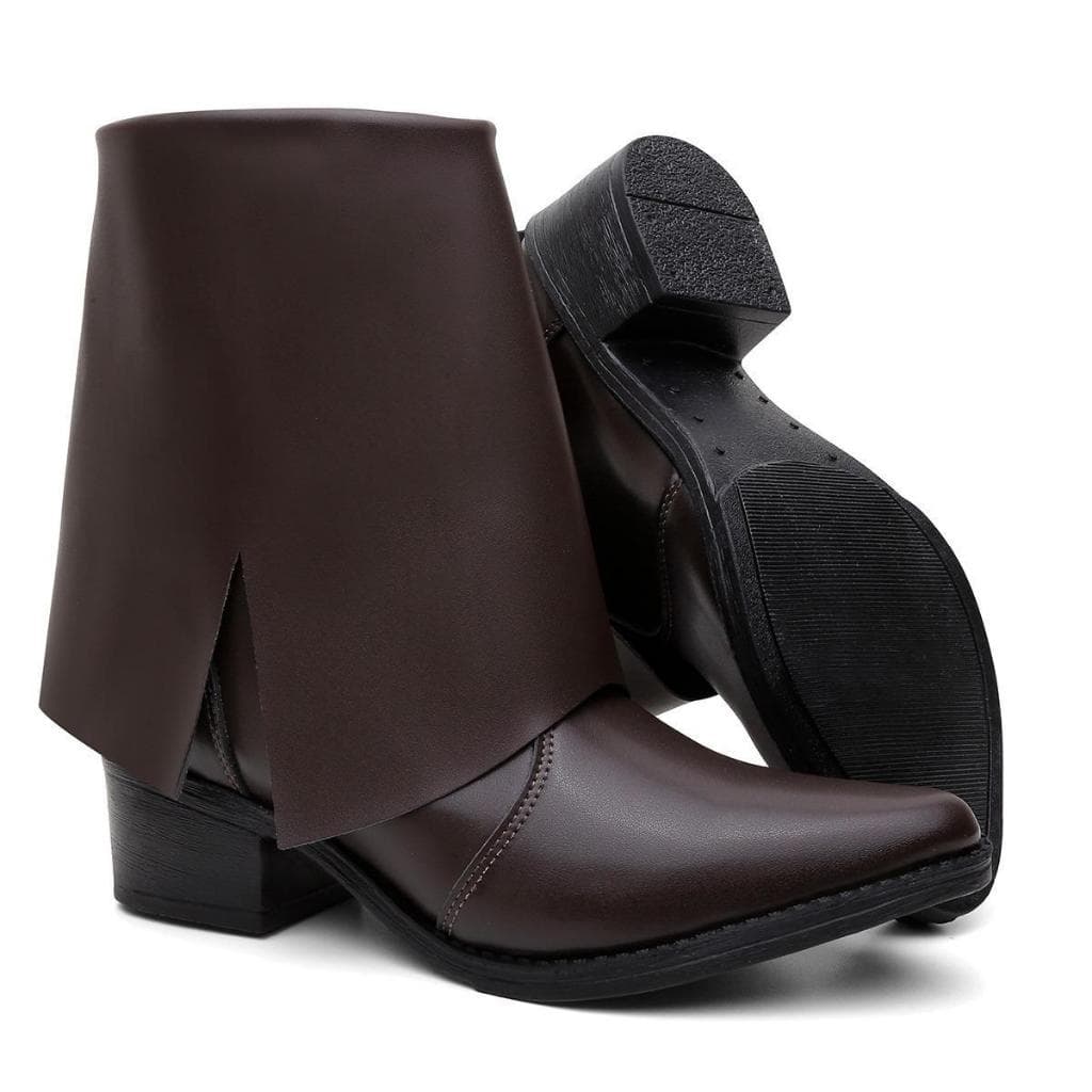 Bota Feminina Capa Georgia Cano Médio- Bota Bico Fino Tendencia Bloguerinha Envio Rapido Promoção