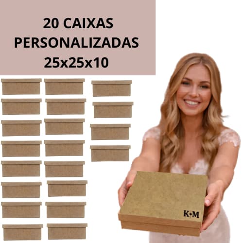 20 caixas Convite Personalizada 25x25x10caixa padrinho madrinha lembrancinha, Casamento Caixa Presente ,caixa 20 x15