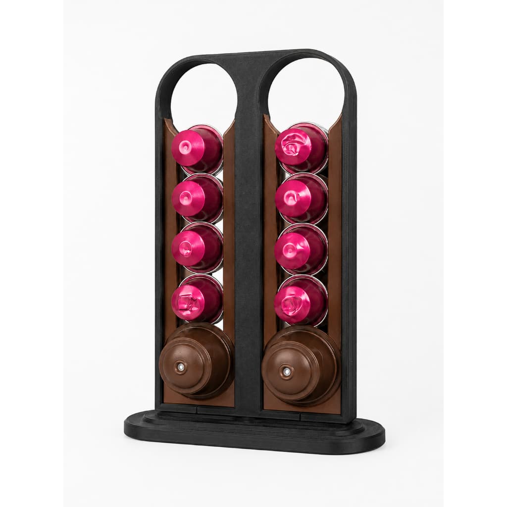 Porta Cápsulas Giratório Nespresso Dolce Gusto Organizador Café Suporte para 20/16 Cápsulas gourmet