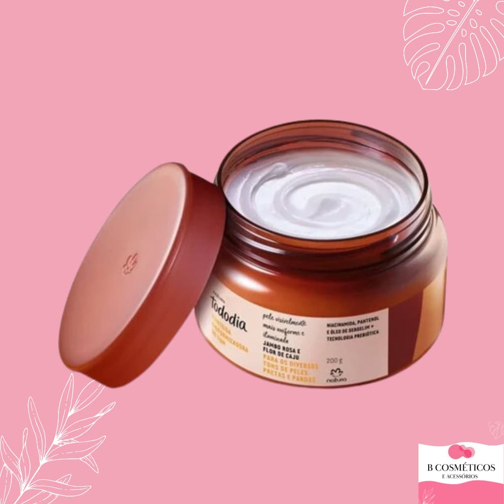 Óleo em  Creme Ultranutritivo Restaurador Tododia Jambo Rosa e Flor de Caju 200 ml