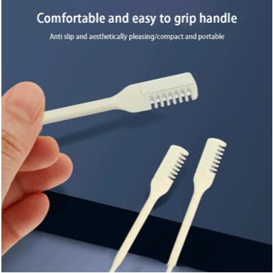 1 a 2 pares de aparadores, cortadores, depiladores de pelos do nariz ergonômico para aliciamento