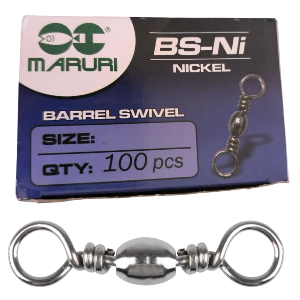 Girador De Pesca Caixa Com 100 Peças Nickel N 4