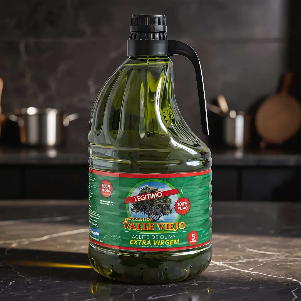 Azeite de Oliva Extra Virgem Argentino 5L - Puro, 0.1% Acidez, Prensado a Frio