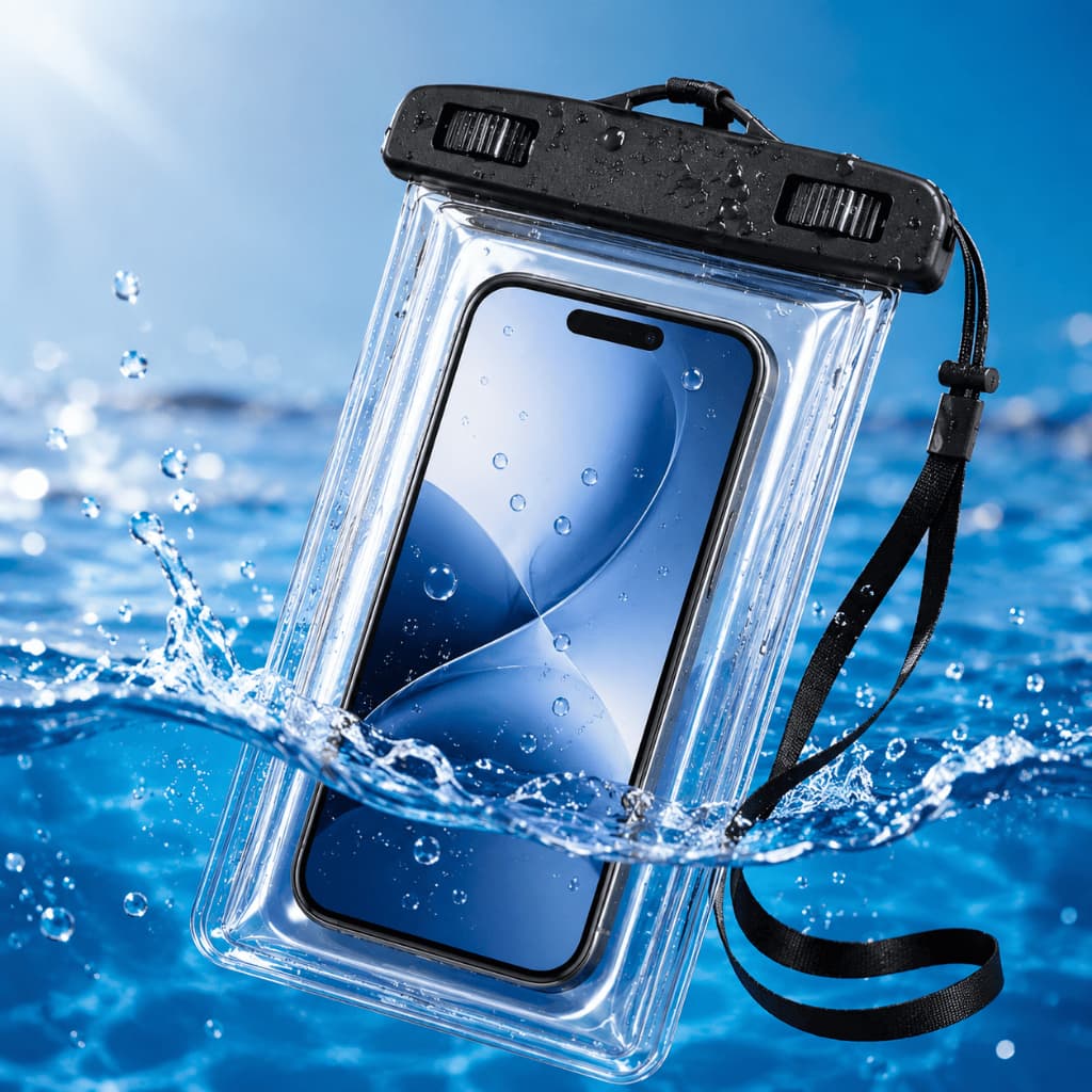 Capinha Bolsa Celular A Prova D'água Impermeável Transparente Universal