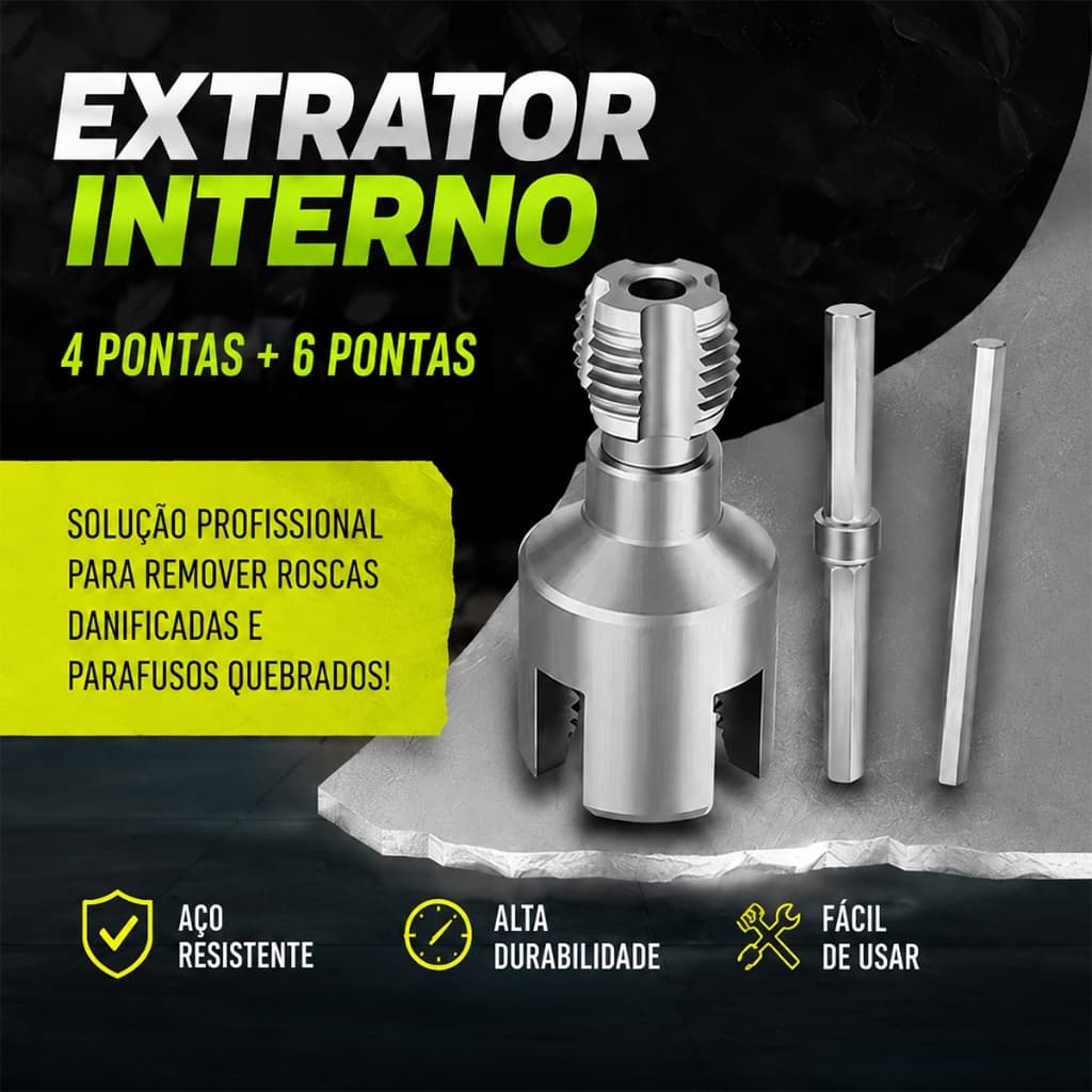 kit 2 Abridores de Roscas Interna e Externa em Tubos de PVC 1/2 3/4 com Encaixe Parafusadeira