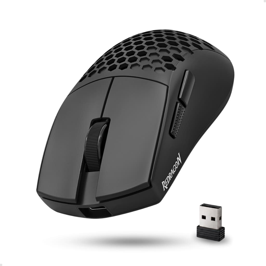 Mouse Sem fio Bluetooth Doungle Wireless Mouse Gamer Redragon  Astrolabe Lite Mouse Óptico