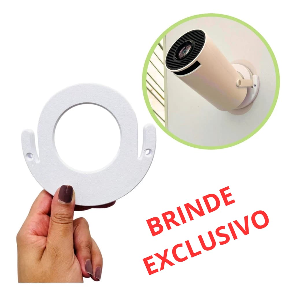 Suporte Para Projetor HY300 Parede Teto Com Buchas E Parafusos