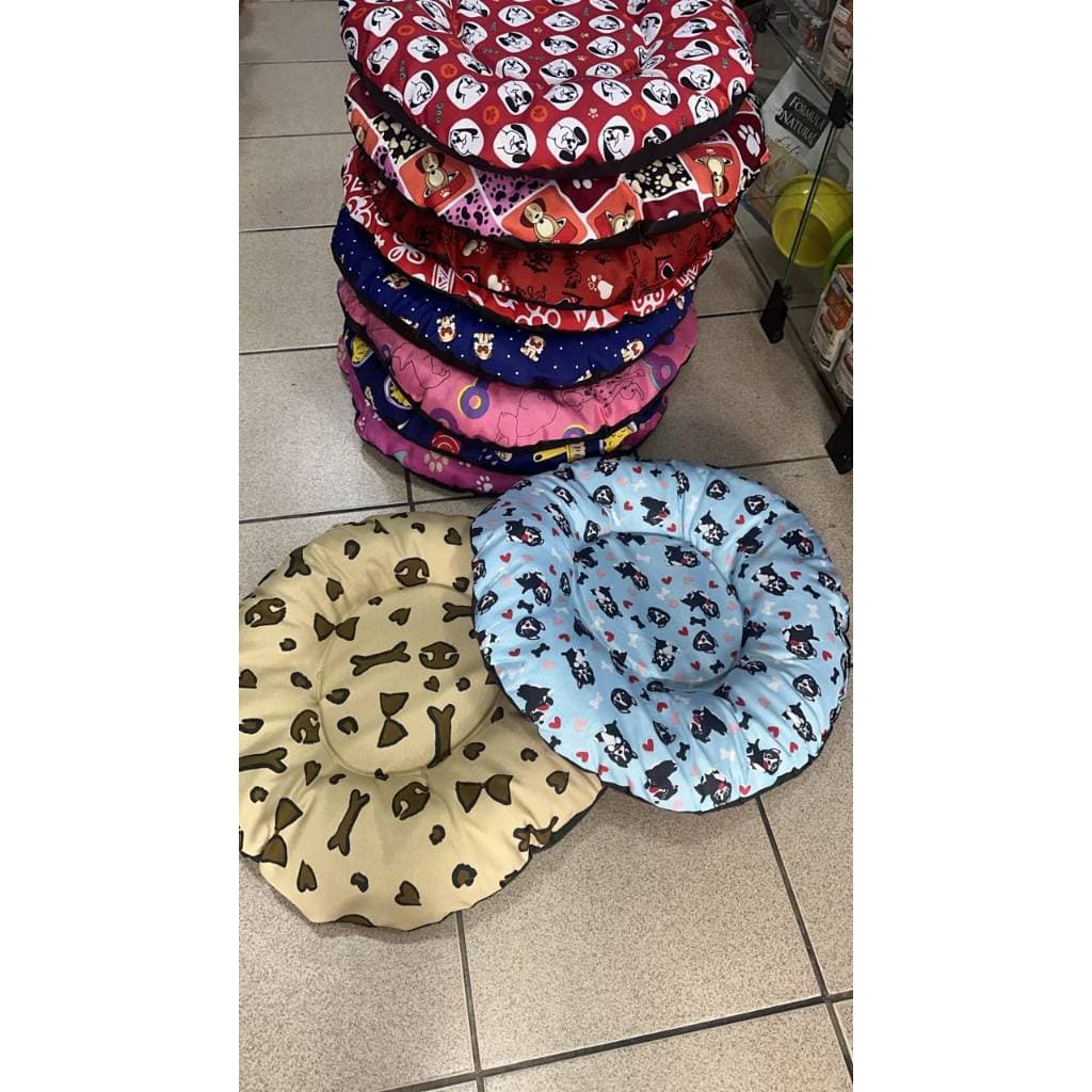 Colchonete Pet Cama redonda - Cachorro ou Gato (50cm Diametro) - Cama Pet redonda - Colchonete para cachorro ou gato