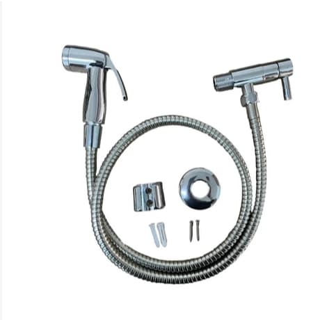 Ducha Higienica Luxo ABS Metal Cromado Acionamento 1/4 De Volta