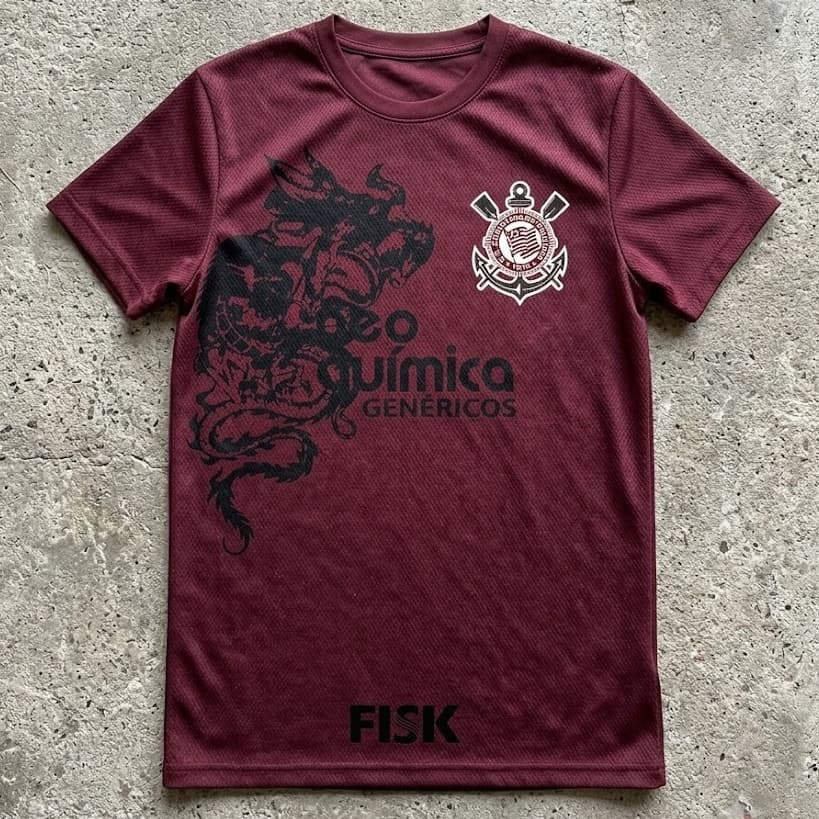 Camisa Dry-Fit Masculino S..C..C.P./SÃO J0RG3 em 100% Poliéster