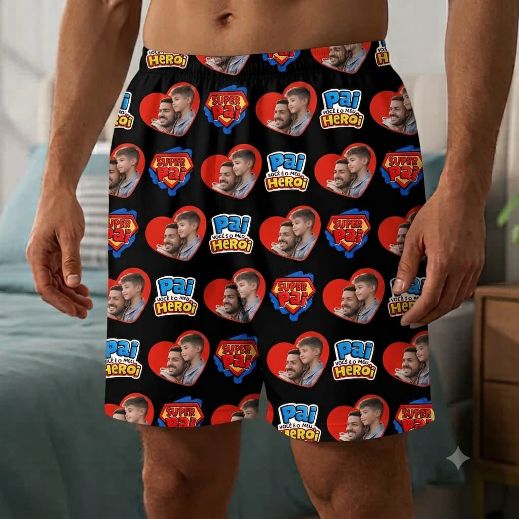 Samba Canção Personalizado Dia dos Pais Super Pai Presente dia dos pais Marido