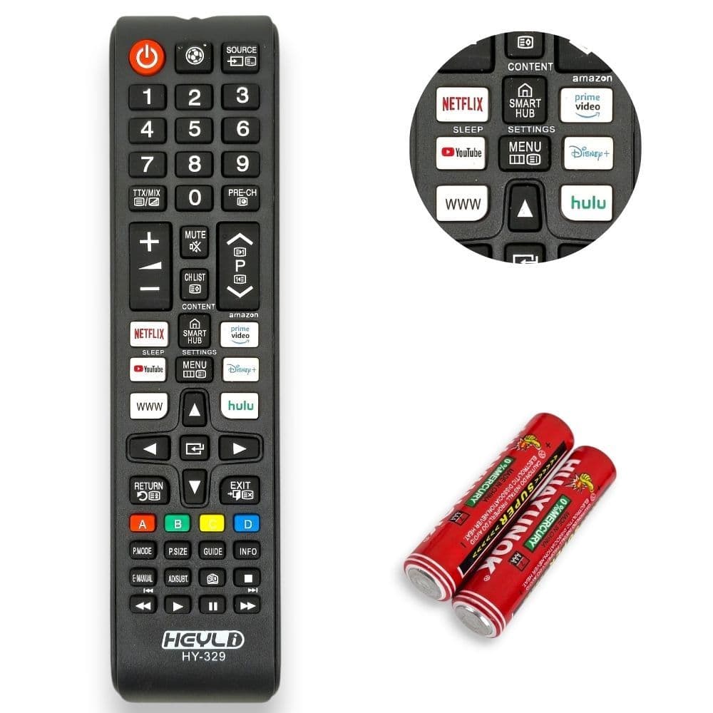 Controle Universal Para Smart Tv Samsung Lcd Plasma Netflix / Prime Video / Disney / Youtube Remoto