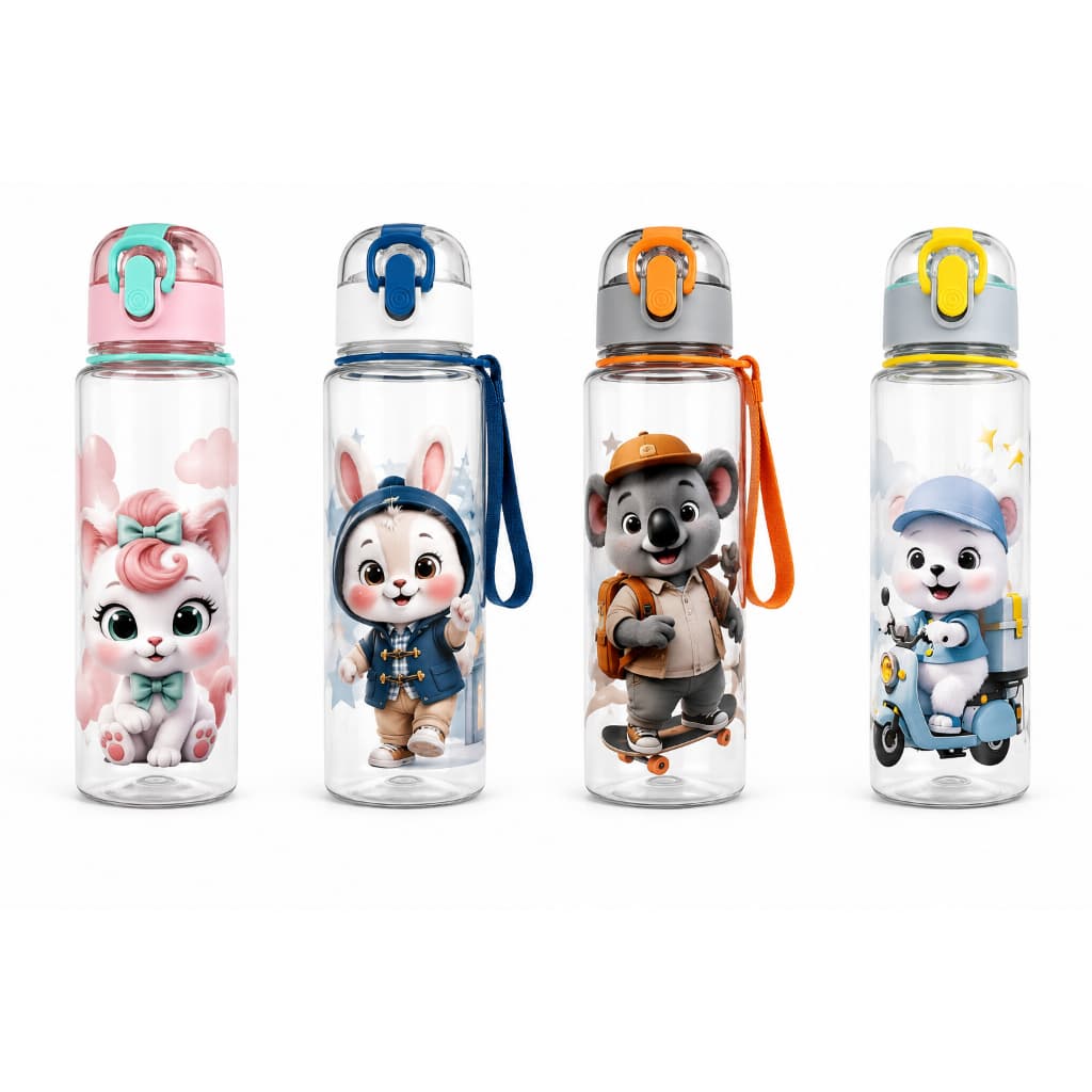 Garrafa Infantil Motivacionais Garrafa Água Com 750ml