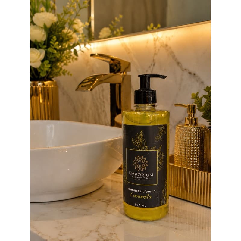 Sabonete Líquido Camomila para mãos/banheiro| Perfumado com Válvula Pump,500ml