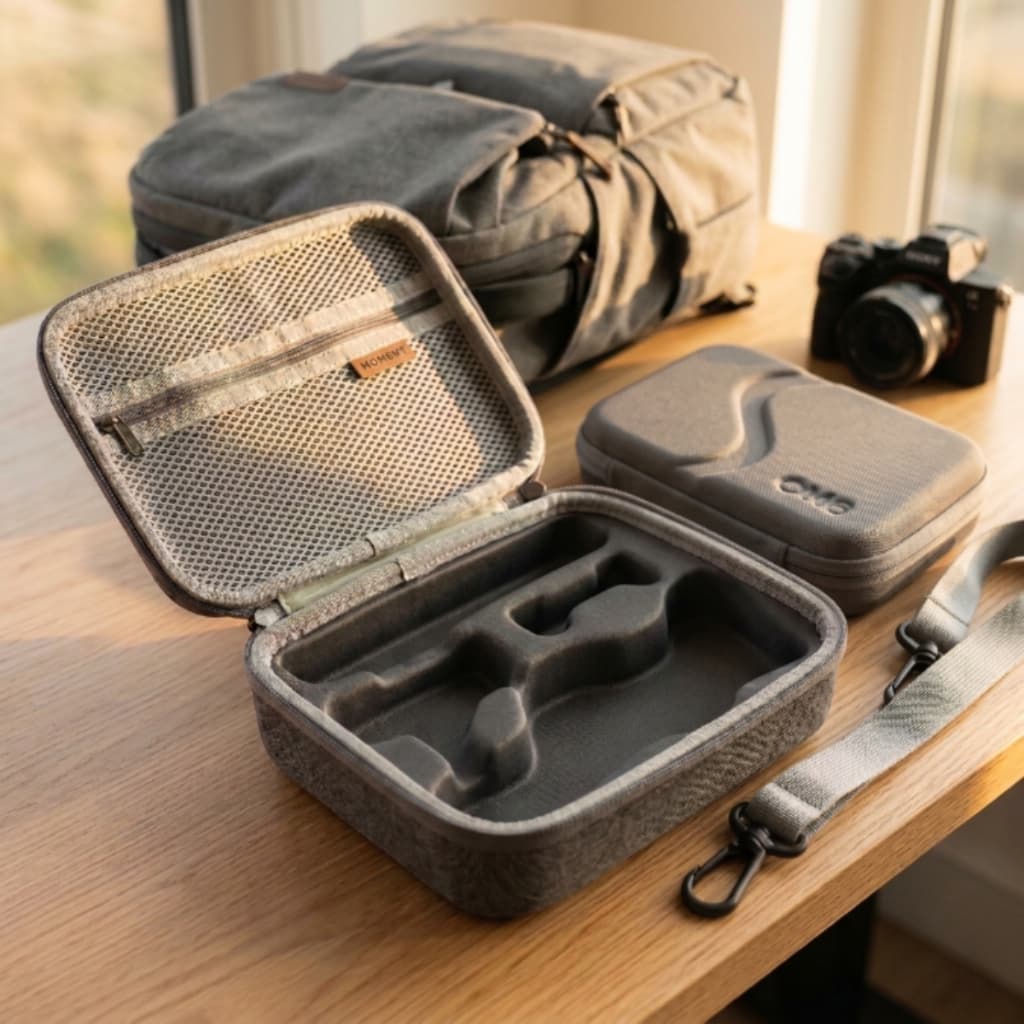 Bolsa Case Para DJI Osmo Mobile 6 Com Compartimentos Organizados E Proteção Rígida