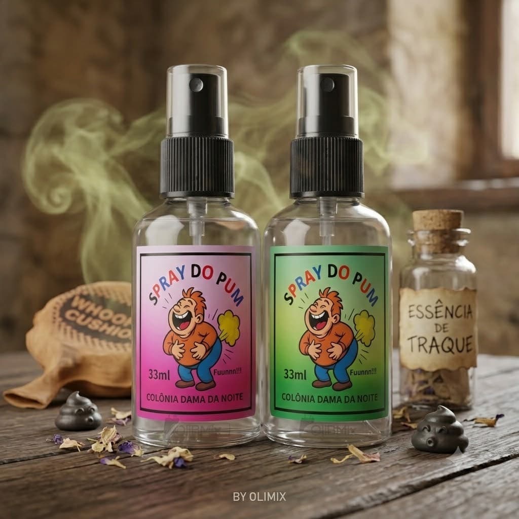 Kit 2 Spray Peido Pum Fedido Fedorento Pegadinha 33 Mls Envio Rápido