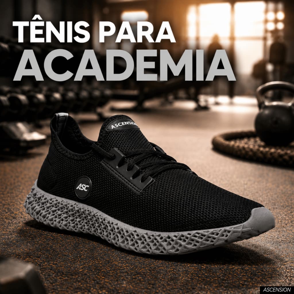 Tênis Academia Unissex ENERZY Confortável Leve Antiderrapante Caminhada Treino Musculação Esportivo Casual Fitness