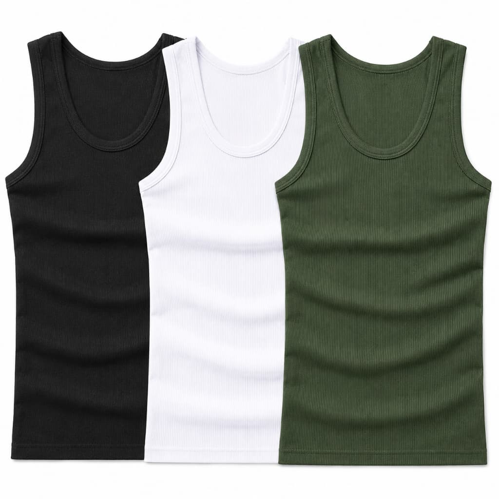 Regata Canelada Masculina Americana Camiseta Básica Modelo Americano Camisa Academia