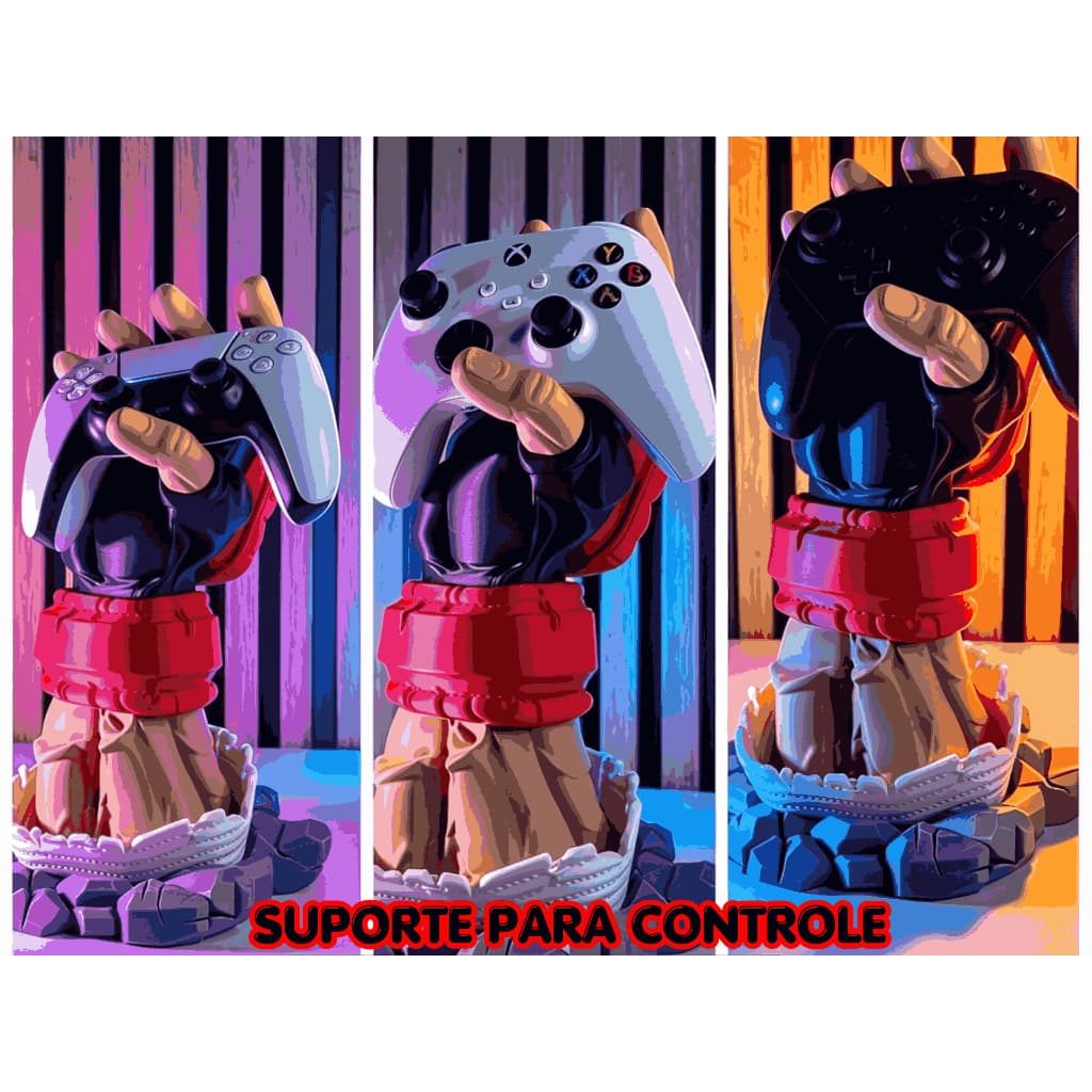 Suporte Universal para Controle de Video Game PS4 PS5 XBOX - De Street Fighter Hadouken