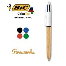 Caneta Esferográfica BIC Retrátil 1.0mm Fireworks - Escrita Suave e Cores Clássicas