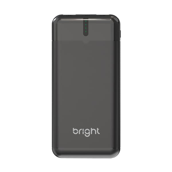 Power Bank Bright 10000mah Carregador Portátil Usb-C Preto