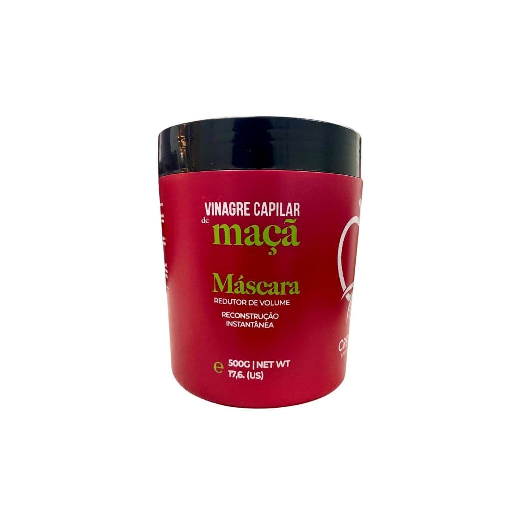 Máscara Capilar Vinagre de Maçã Cremona 500ml Redutor de Volume Reconstrução