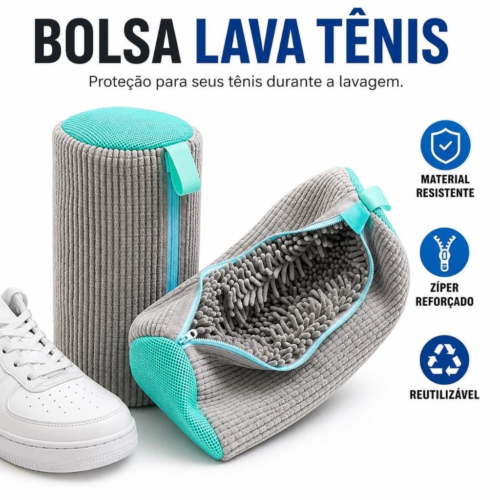 Bolsa Proteção Lavagem Tênis Organizadora Resistente Sortida