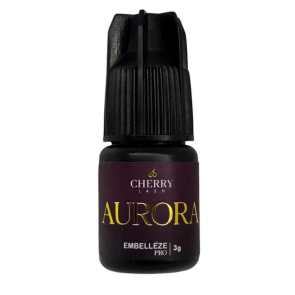 Cola Adesivo Cherry Aurora 3 Embeleze secagem 0,5 a 1 segundo