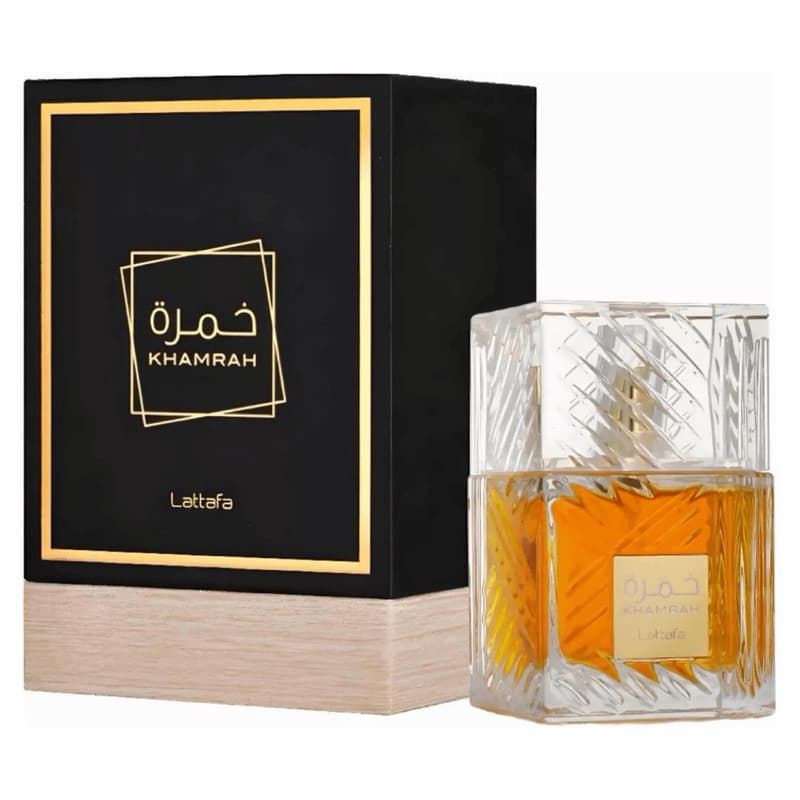 Perfume Lattafa Khamrah Eau de Parfum Unissex 100ml - Original Árabe