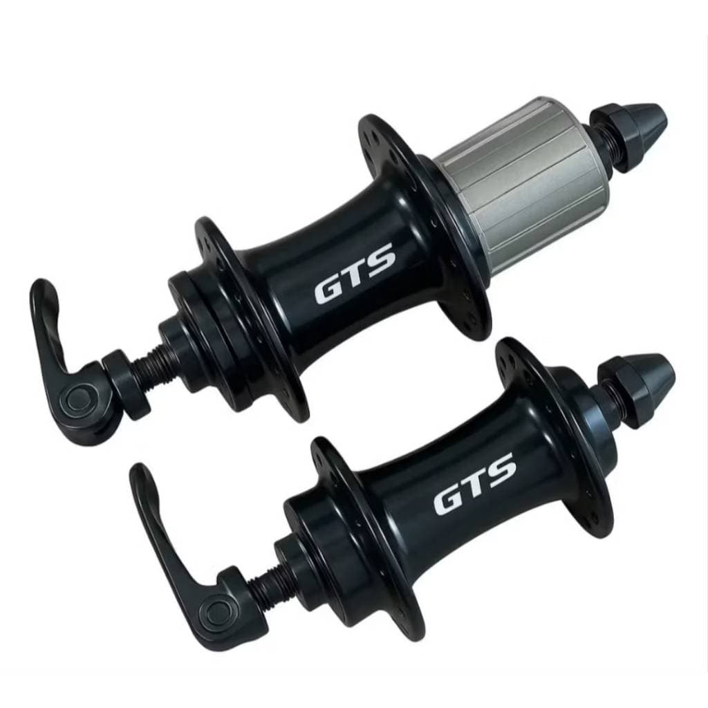 Par Cubo K7 Cassete Alumínio Gts 36 Furos C/ Rolamento P/ Freio a Disco Bike Aro 26 e 29 - 8v 9v 10v