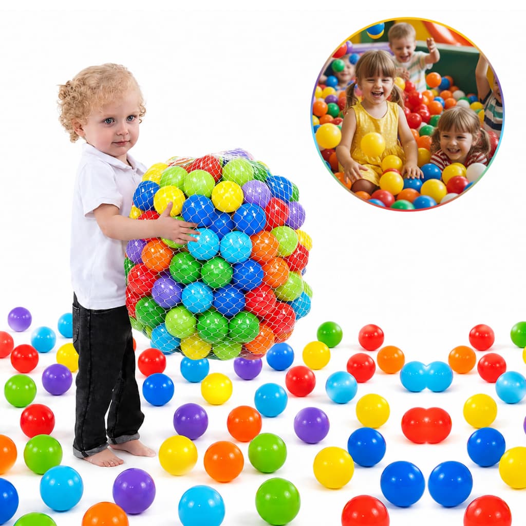 Bolinhas Para Piscina Infantil Coloridas Alto Brilho Não Amassam 50 unidades