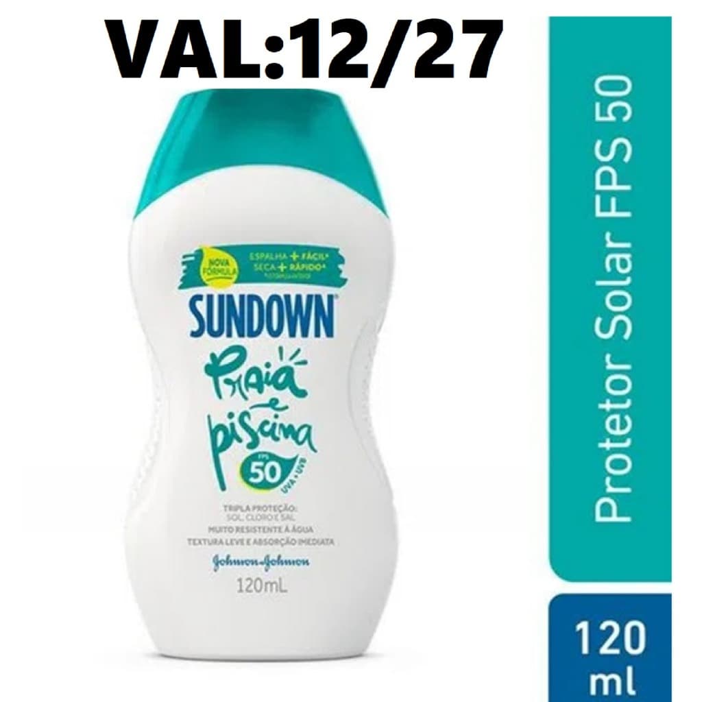 Protetor Solar Corporal Loção FPS 50 Sundown 120ml(008147)