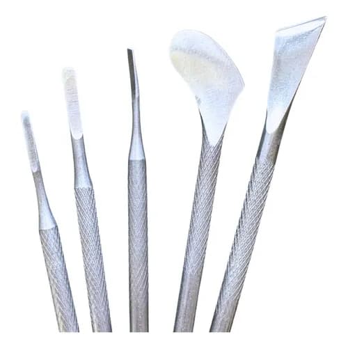Kit Bisturis Profissionais Slim de Aço Inoxidável para Podologia e Desencravar Unhas