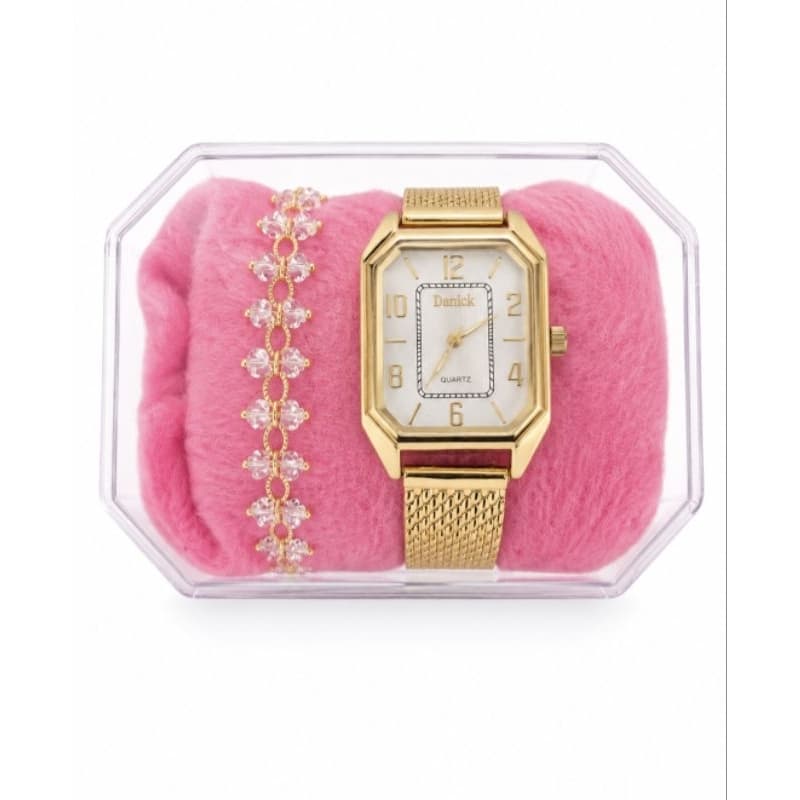kit Relógio Feminino + Pulseira delicada