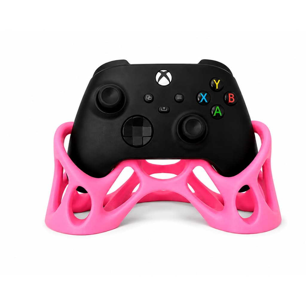 Suporte para Controle Xbox Design Vazado Organico - Suporte Gamer Decorativo de Mesa