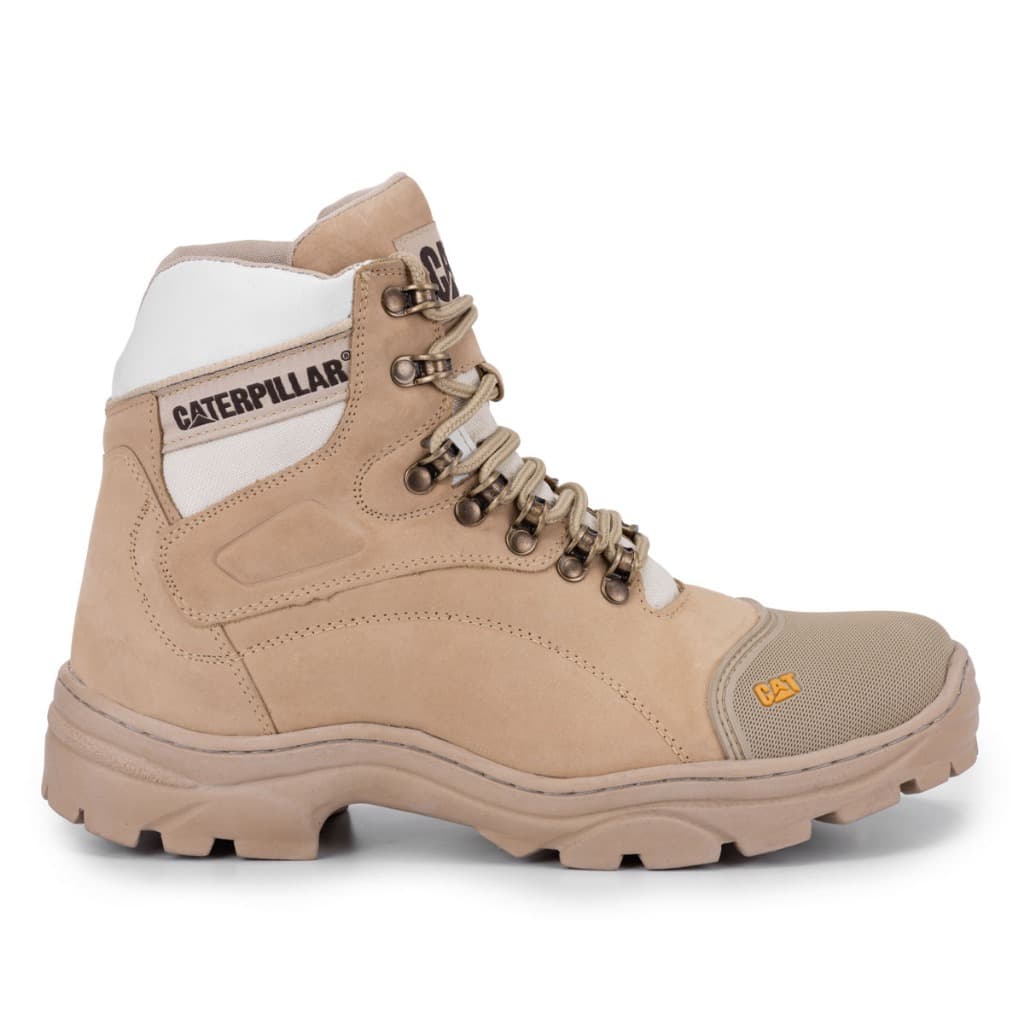 Bota Coturno Masculino Adventure Caterpillar Confortável para Trabalho e Trilha Leve