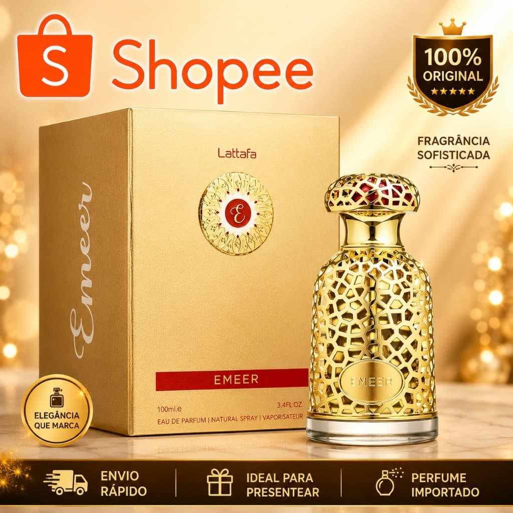 Perfume Lattafa Emeer - Eau de Parfum - Unissex - 100ML